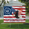 Personalized 250 Years of Freedom Flag | 1776–2026 Eagle Betsy Ross Yard Sign HO82 900944
