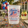 Custom Family Name US 250th Anniversary Thank You for Celebrating With Us Party Cups TH10 170083
