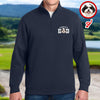 Custom Face Dog Cat Dad Printed Quarter Zip Sweater Gift For Dog Cat Lovers HA75 898608