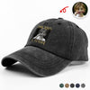 Custom Photo Look Who's A Senior Washed Denim Baseball Cap - Back To School Gift CH07 180318