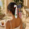 Country Flag Class of 2027 Ribbon Hair Bow, Graduation Gift, Senior Gift LM32 669931