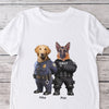 Custom Photo Cool Dog Cat Career Uniforms Shirt For Pet Lovers HA75 891948