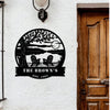 Personalized Family Name Lake House Metal Sign Gift For Couple Anniversary HA75 920016
