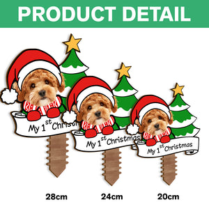 Custom Photo Dog's 1st Christmas Tree Topper Gift For Dog Lovers CH07 899206