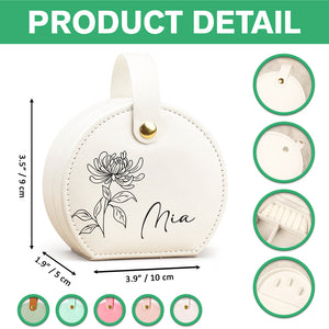 Custom Your Name On Jewelry Box With Handle TH10 894291