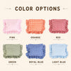 Custom Name Gingham Ruffle Cosmetic Bag - Personalized Gift for Her CH07 180034