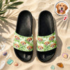 Custom Photo Tropical Flower Summer Slide Sandals CH07 911596