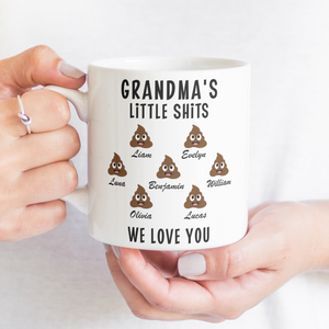 Grandma's Little Shits Custom Mug 892014