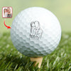Custom Photo Golf Ball Stamp Box for Dad Father's Day Gift HA75 921102