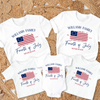 Custom Family Name 4th of July American Flag Matching Shirt LM32 669049