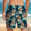 Custom Cat Photo Tropical Vacation Aloha Beach Short HO82 902458