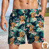 Custom Dog Photo Tropical Vacation Aloha Beach Short Gift For Dog Lover HO82 902632