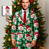 Custom Face Photo With Snow Family Men's Suits HO82 N369 900228
