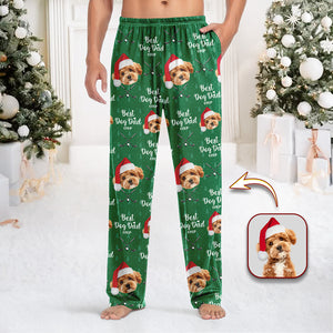 Custom Pet Photo Best Dog Dad Ever Sweatpants For Golf Loving LM32 893939