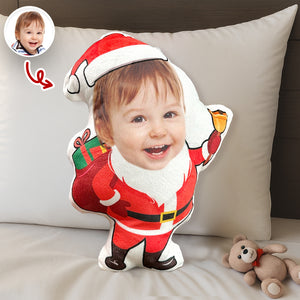 Custom Face Kid Christmas Personalized Photo Custom Shaped Pillow Gift For Kid HA75 898182