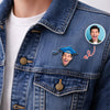 Custom Funny Face Class of 2026 Graduation Acrylic Pin HA75 921028
