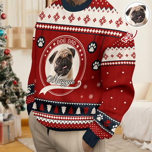 Custom Dog Mom/ Dog Dad Christmas Ugly Sweater For Dog Lover TH10 896221