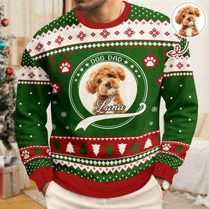Custom Dog Mom/ Dog Dad Christmas Ugly Sweater For Dog Lover TH10 896221