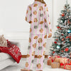 Custom Funny Face Striped Pajamas, Personalized Matching Family Sleepwear LM32 669821