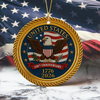 USA 250th Anniversary Eagle USA Flag Ceramic Ornaments Patriotic Gifts For Christmas CH07 899216