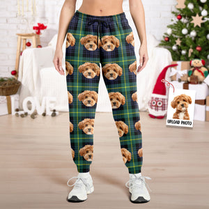 Custom Dog Cat Face Colorful Sweatpants For Dog Cat Lovers LM32 897417