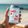 Custom Family Name Party In The USA Can Cooler HO82 902910