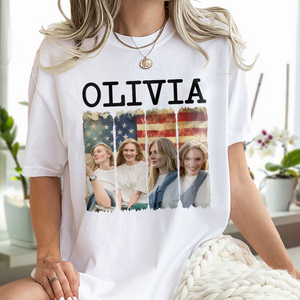 Custom Photo Stars & Stripes With America Flag Bright Shirt TH10 892973
