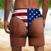 Custom Funny Patriotic Men Beach Short, Summer Vacation And Travel Gifts For Men HA75 921858