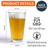 Custom Photo Woof Best Dog Dad Personalized Print Beer Glass HA75 892546