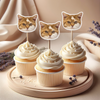 Custom Photo Funny Cat Funny Personalized Decoration Cupcake Toppers HA75 891988