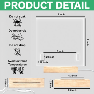 Custom Photo Dog Loss Memorial Acrylic Collar Frame CH07 896072