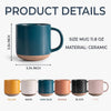 Custom Couple Photo Sketch Line Together & Forever Engraved Pottery Mug LM32 670075