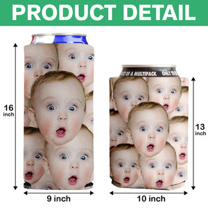 Custom Photo Funny Face Personalized Print Full Can Cooler HA75 892852