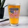 Free For America 250 Years Print Beer Glass TH10 894595