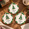 Personalized Name Christmas Tree Stained Glass Design Acrylic Ornament, Home Decor LM32 669979