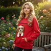 Pet Carrier Hoodie, Oversized Women'S Sweatshirt with Pet Pocket, Hooded Pullover, Synthetic Fiber
