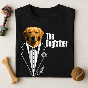 The Dog Father Personalized Custom Photo Dog Dad Shirt C468 892881