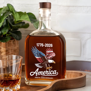 Celebrate 250 Years of America USA Anniversary 1776-2026 Whiskey Bottle HO82 894520
