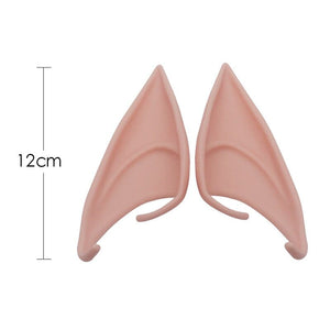 GeckoCustom 1 Pairs Halloween Teeth Fangs Dentures Props Party Costume DIY Cosplay Horror 5g Glue Friends Gifts Cosplay Witch False Fangs 12CM 1