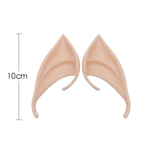 GeckoCustom 1 Pairs Halloween Teeth Fangs Dentures Props Party Costume DIY Cosplay Horror 5g Glue Friends Gifts Cosplay Witch False Fangs 10CM