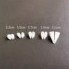 GeckoCustom 1 Pairs Halloween Teeth Fangs Dentures Props Party Costume DIY Cosplay Horror 5g Glue Friends Gifts Cosplay Witch False Fangs