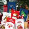 GeckoCustom 10.5x7.2cm Merry Chritmas Greeting Cards Envelope Xmas Gifts Card DIY Folding Paper Card Invitations Gifts Postcard New Year