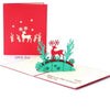 GeckoCustom 1pcs 3D Pop Up Greeting Cards With Envelope Laser Cut Post Card For Birthday Christmas Valentine' Day Party Wedding Decoration GD0017