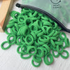 GeckoCustom 20/50pcs Kids Elastic Hair Bands Girls Sweets Scrunchie Rubber Band for Children Hair Ties Clips Headband Baby Hair Accessories 21 / 20 Pieces
