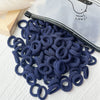 GeckoCustom 20/50pcs Kids Elastic Hair Bands Girls Sweets Scrunchie Rubber Band for Children Hair Ties Clips Headband Baby Hair Accessories 1 / 20 Pieces