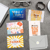 GeckoCustom 30 Teacher Appreciation Cards Bulk with Envelopes - Teacher Thank You Cards 300GSM Blank Greeting Cards for Teachers, Employees, Nurse, Volunteers and Doctor