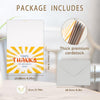 GeckoCustom 30 Teacher Appreciation Cards Bulk with Envelopes - Teacher Thank You Cards 300GSM Blank Greeting Cards for Teachers, Employees, Nurse, Volunteers and Doctor