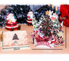 GeckoCustom 3D Pop UP Christmas Cards Santa Greeting Invitations Card Party Children Gifts New Year Thank You Card Anniversary Gift Postcard Christmas party
