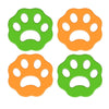 GeckoCustom 4PCS Pet Hair Remover Washing Machine Dryer Hair Catcher Reusable Cat Dog Fur Clothing Bedding Lint Hair Remover for Laundry