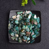 GeckoCustom 50/100g Natural Crystal Amethyst Agate Irregular Mineral Healing Stone Gravel Specimen Suitable For Aquarium Home Decor Crafts green agate / 100g